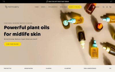Web Design – Root To Glory Shopify