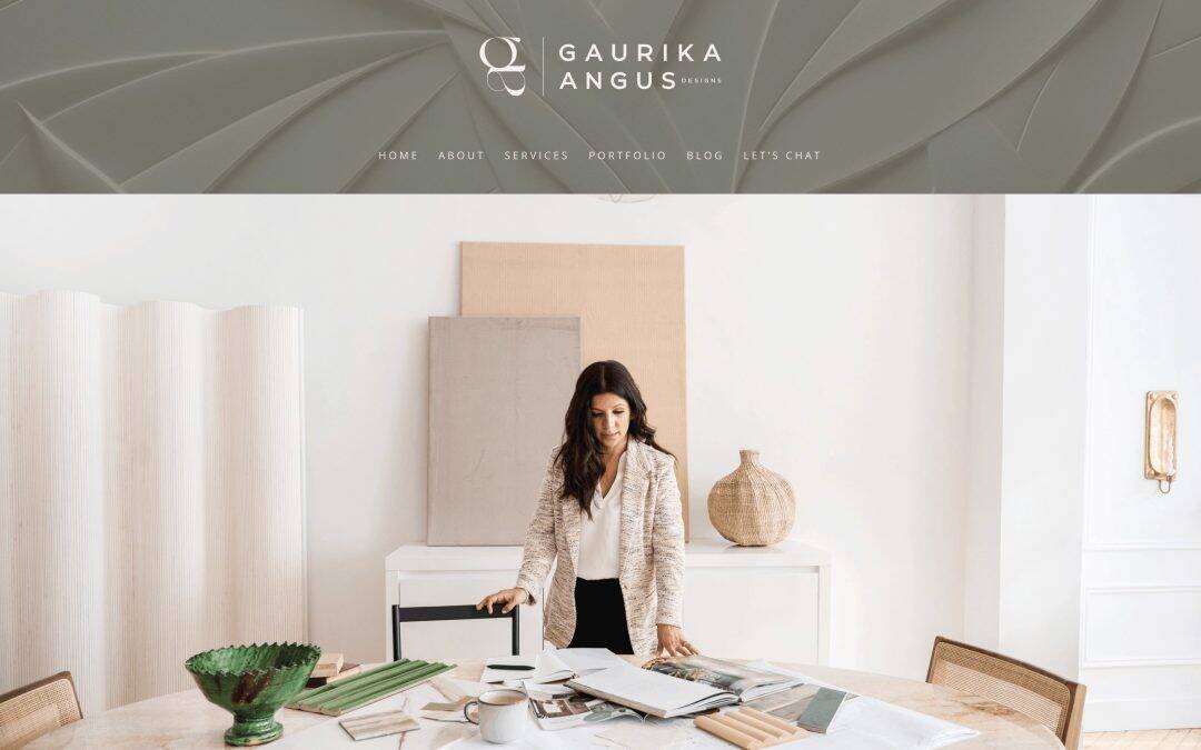 Gaurika Angus – Interior Design Website