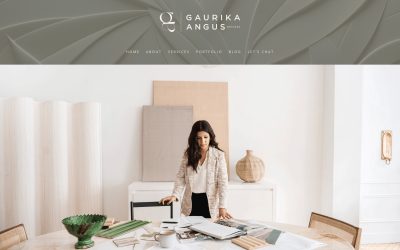 Gaurika Angus – Interior Design Website