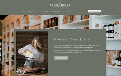 The Rustic Board – Web Design
